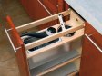 (image for) Rev-A-Shelf 445-VCG25SC-8 8" Soft Close Vanity Base Cabinet Grooming Organizer w/Stainless Steel Bins - 8-7/16"W x 9-9/16"D x 25-9/16"H - Natural
