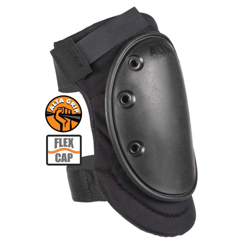 ALTA 50410 AltaFLEX Flexible Black Cap AltaGrip Knee Pads