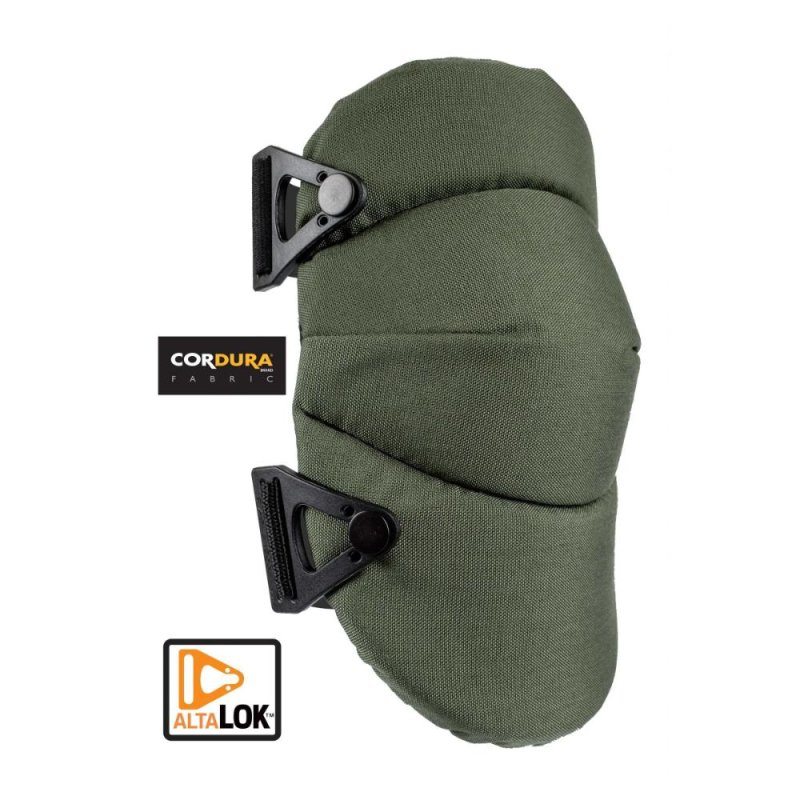 ALTA 50703.09 AltaSOFT Industrial Capless Knee Pads - AltaLOK Olive Green