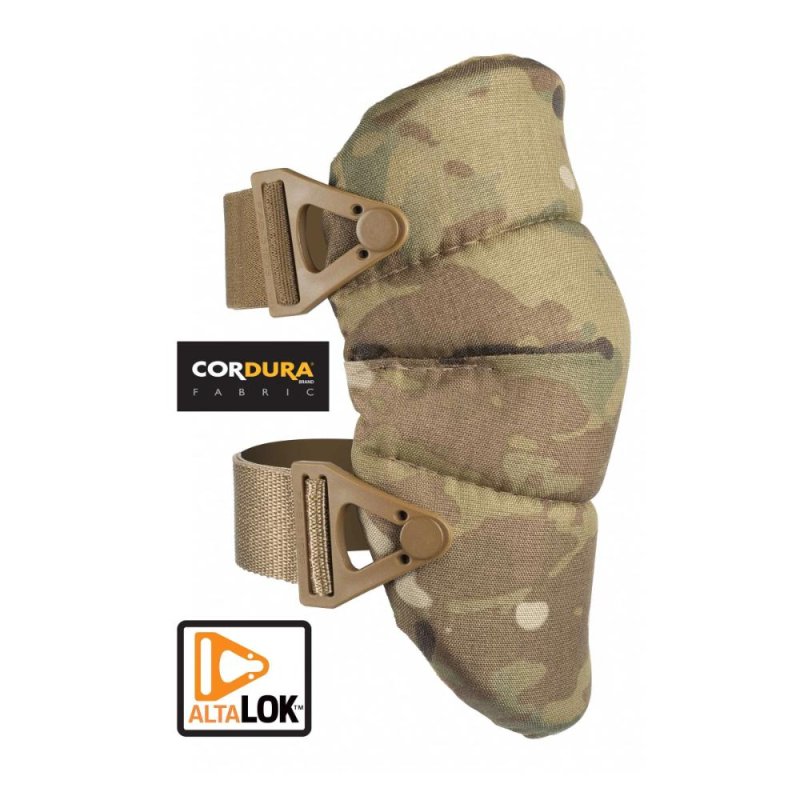 Alta 50703.16 AltaSOFT Industrial Capless Knee Pads - AltaLOK Crye-Multicam