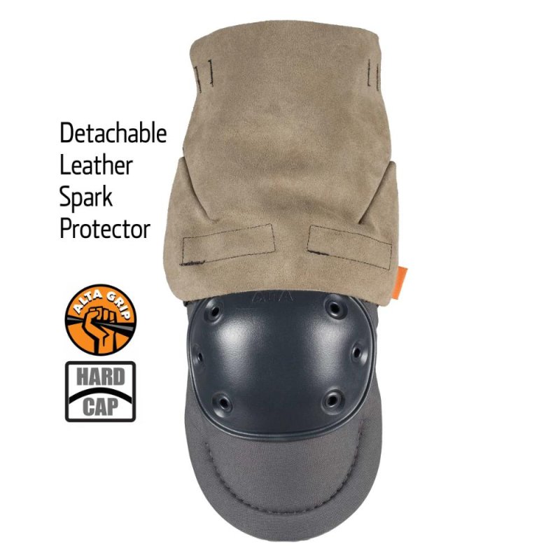 ALTA 50910 AltaPRO WELDER Knee Pads with Spark Apron