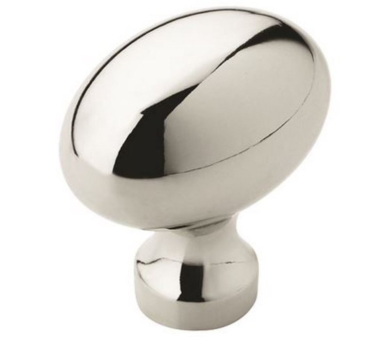 Allison Value 1-3/8\" Oval Knob - Polished Chrome
