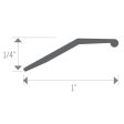 (image for) MD PRO 1-1/2" Aluminum Bevel Bar – Heavy Duty