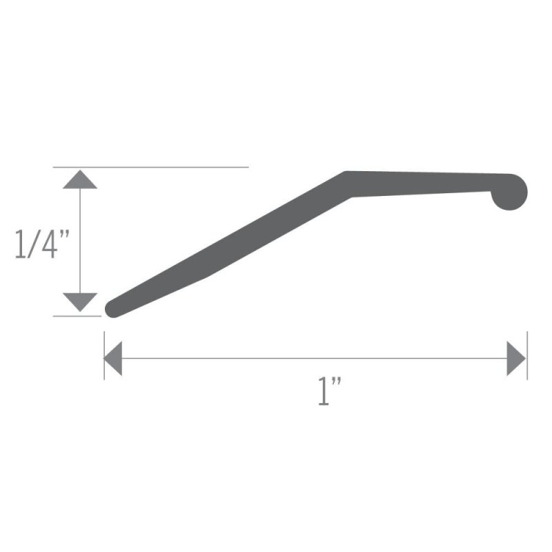 (image for) MD PRO 1-1/2" Aluminum Bevel Bar – Heavy Duty