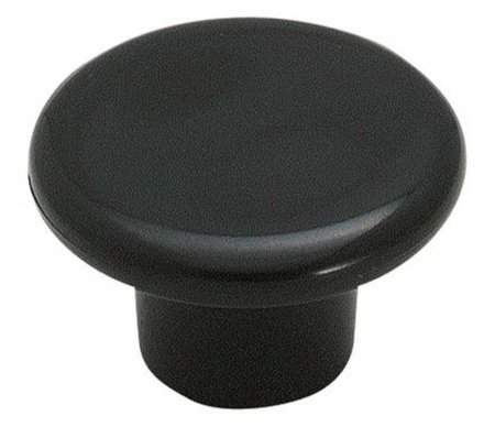 (image for) Allison Value 1-1/4" Plastic Knob - Black
