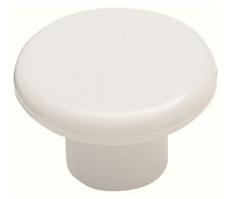 (image for) Allison Value 1-1/4" Plastic Knob - White