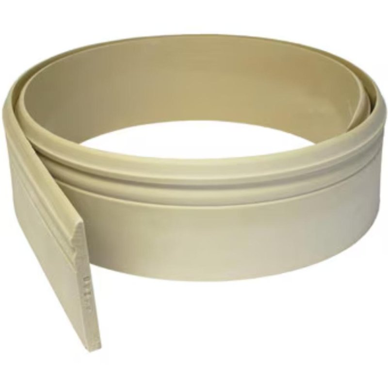 M-Trim 5180 9/16\" x 5-1/4\" x 12\' Flex Baseboard - Colonial