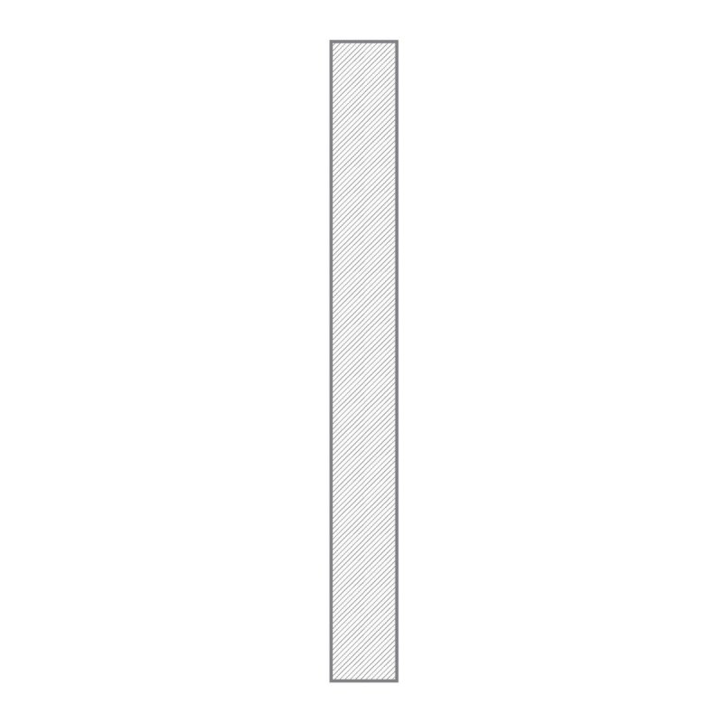 (image for) M-Trim 1X6 9/16" x 5-1/2" x 16' Primed Pine Baseboard - Deco Square