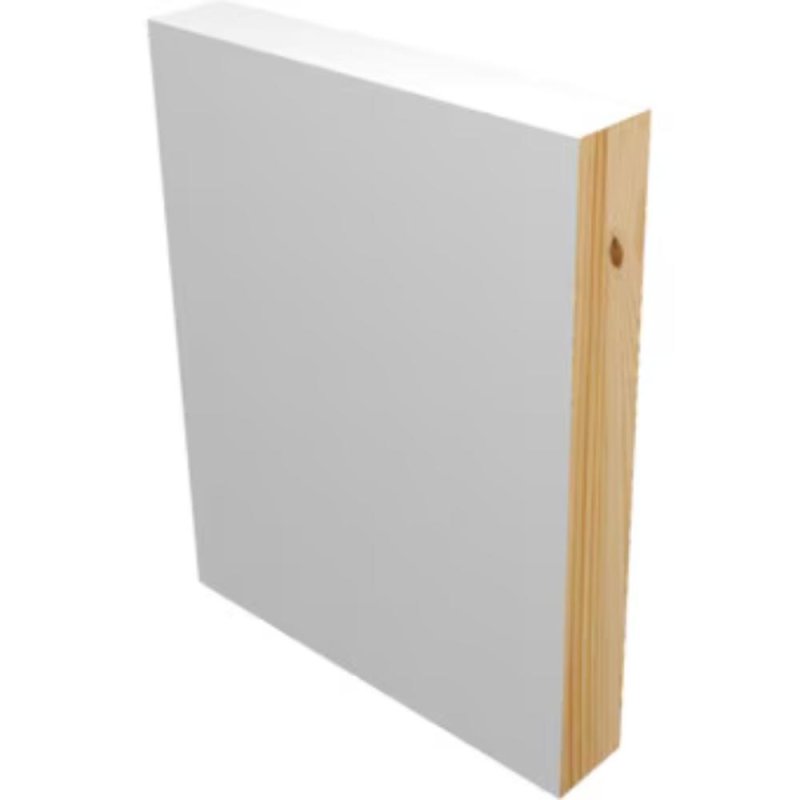M-Trim 1X6 9/16\" x 5-1/2\" x 16\' Primed Pine Baseboard - Deco Square