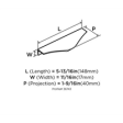 (image for) Amerock Aloft 4-3/16 In (106 Mm) Center-To-Center Edge Pull