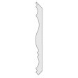 (image for) M-Trim 614 11/16" x 6-1/4" x 16' Primed MDF Crown Molding - Traditional