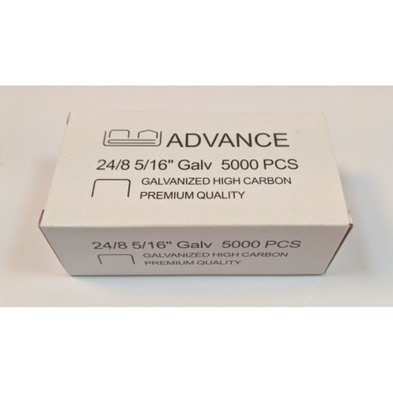 GUNDLACH 248 5/16\" Edge Binding Staples - 5000 Per Pack