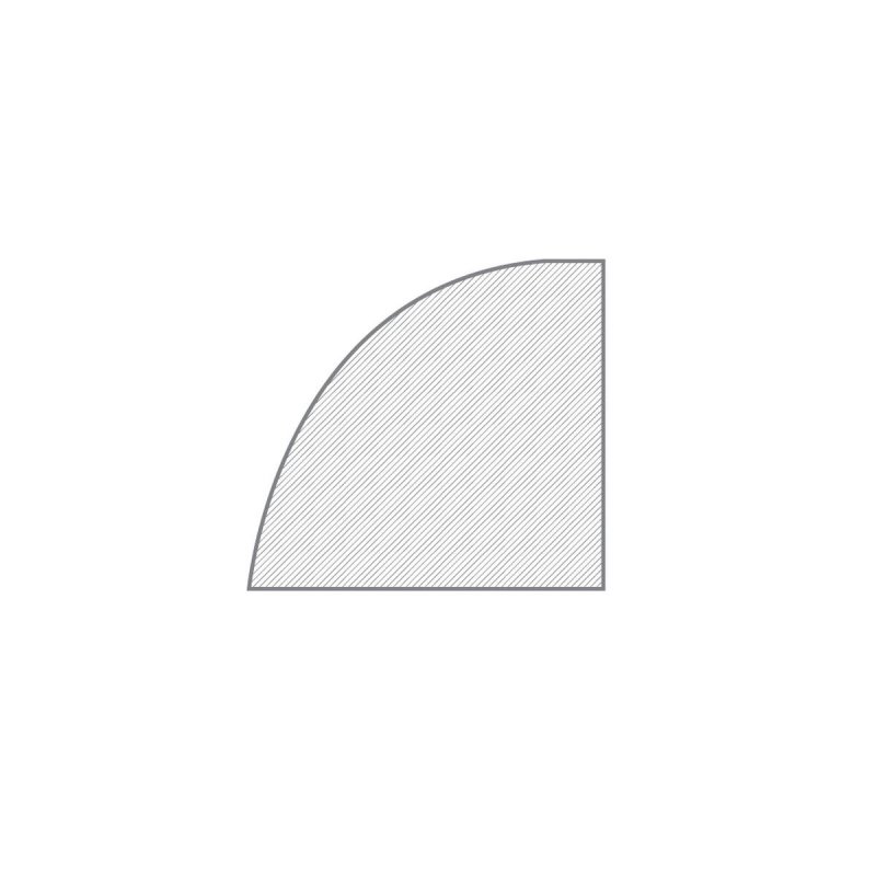 (image for) M-Trim 106 11/16" x 11/16" x 8' Primed Pine Quarter Round