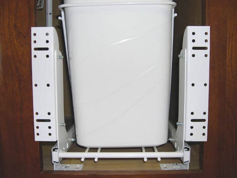 (image for) Rev-A-Shelf RV DM KIT 6 Way Adjustable Door Mount Kit For Pull-Out Hamper - White