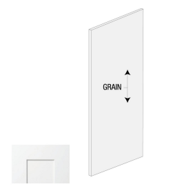 White Shaker 36" x 96" Stained Plywood - WS-SPW