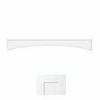 (image for) White Shaker 48" Arched Valance - WS-VA48