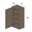 (image for) Winchester Grey 9" x 42" Single Door Wall Cabinet - WIN-W0942