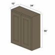 (image for) Winchester Grey 24" x 36" Double Doors Wall Cabinet - WIN-W2436