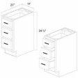 (image for) West Point Grey 18" Three Drawer Vanity Cabinet - WPG-VDB1821