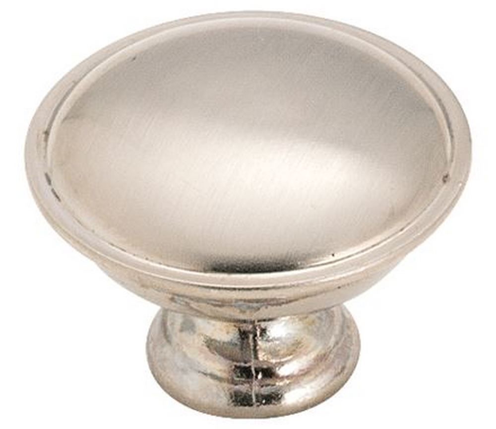 (image for) Allison Value 1-5/16\" Knob - Brushed Chrome