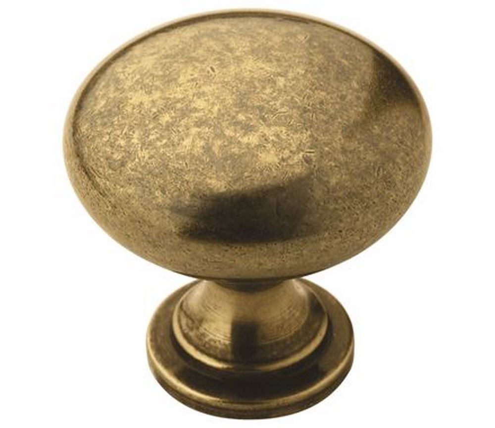 (image for) Allison Value 1-1/4\" Knob - Burnished Brass