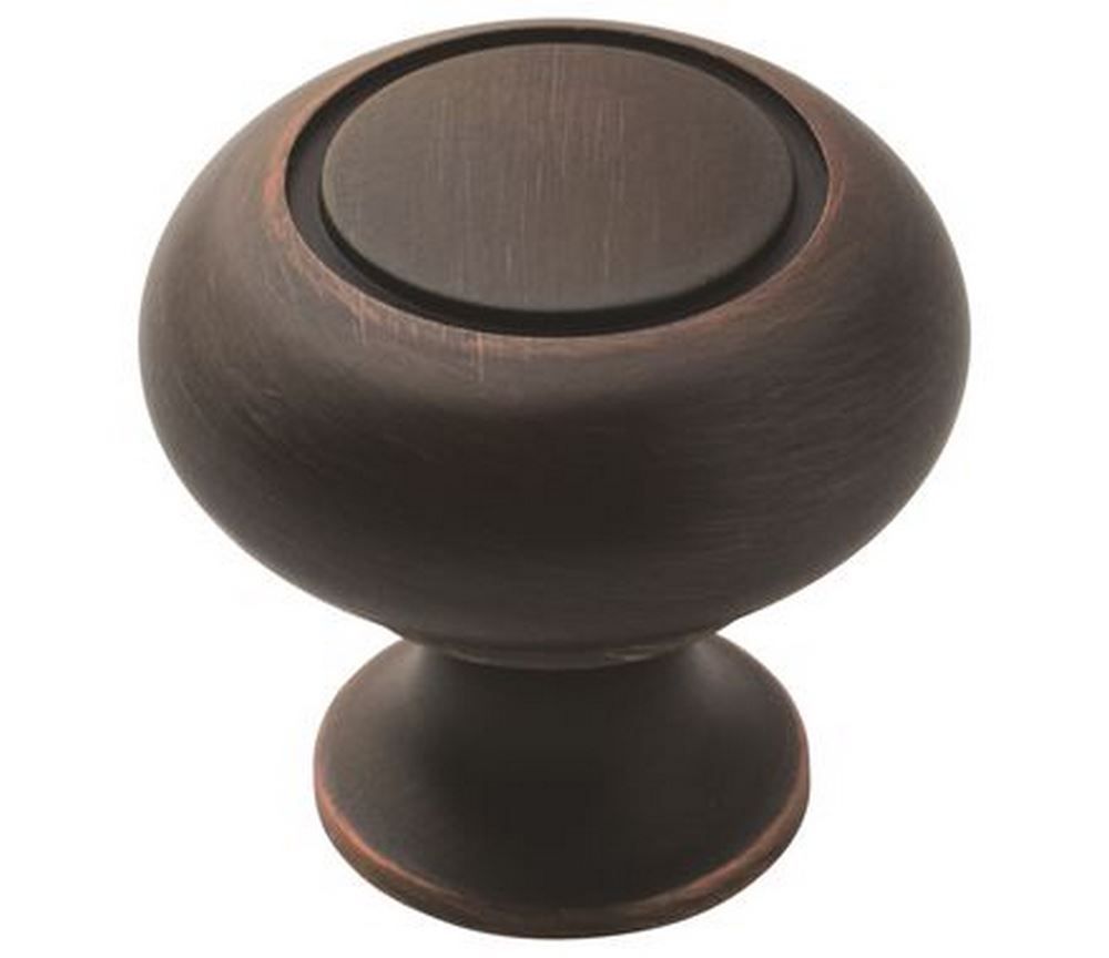 (image for) Allison Value 1-1/4\" Ring Knob - Oil-Rubbed Bronze