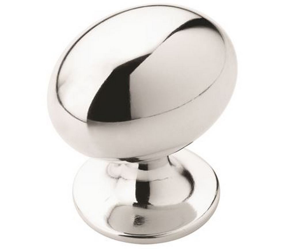 (image for) Allison Value 1-3/8\" Oval Knob - Polished Chrome