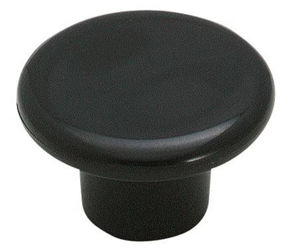 (image for) Allison Value 1-1/4\" Plastic Knob - Black