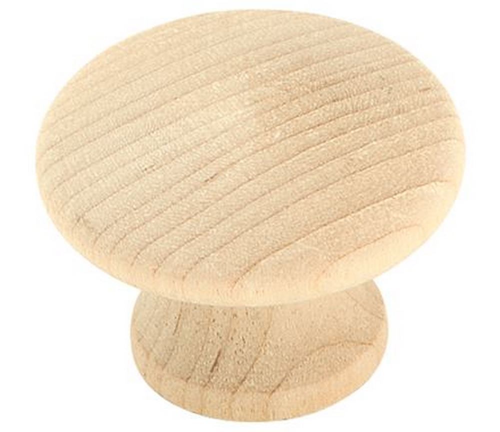 (image for) Allison Value 1-1/4\" Knob - Unfinished (Pair)