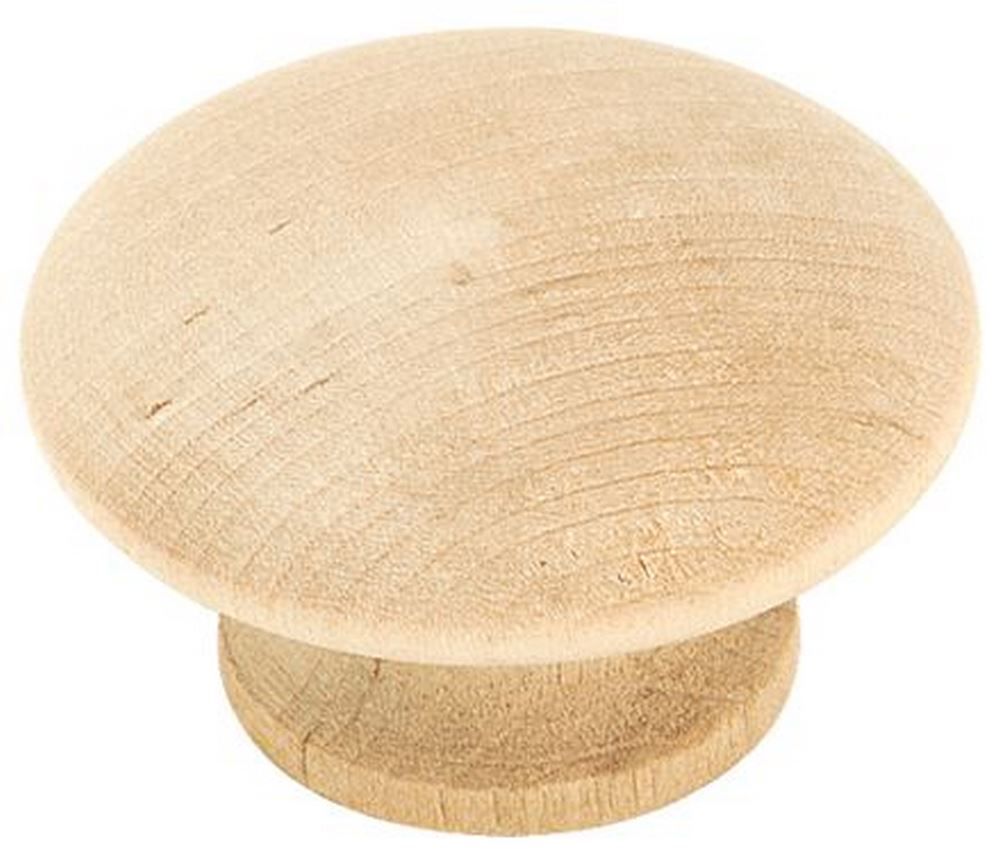 (image for) Allison Value 1-1/2\" Knob - Unfinished (Pair)