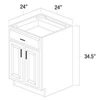 Double Doors & Single Drawer Base Cabinets