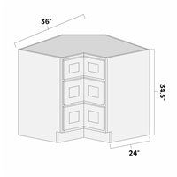 Corner Drawers Base