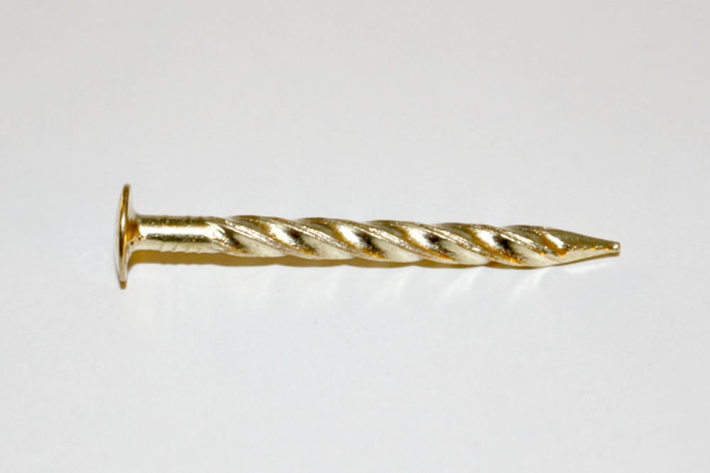 (image for) HFS DSB-1814 1 1/4\" x 13 Ga. Drive Nails-Gold - 1 Lb.