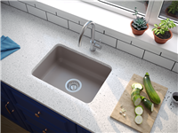 (image for) Pelican PL-350 Granite Composite Undermount Kitchen Sink 19 3/4'' x 14 7/8" - Concrete