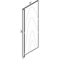 Storm Gray 28" x 96" Refrigerator End Panel - STO-REP2893-3