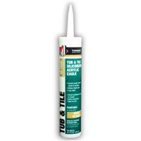 Tower Sealants TS-00515 Tub & Tile 10.1 oz. Adhesive Caulk - White