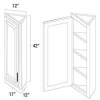 Legacy 12" x 42" Angled End Wall Cabinet - LEG-WA1242