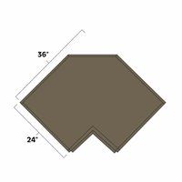 Winchester Grey 36" Easy Reach Base Cabinet - WIN-BER36