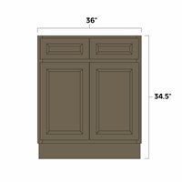 Winchester Grey 36" Sink Base Cabinet - WIN-SB36