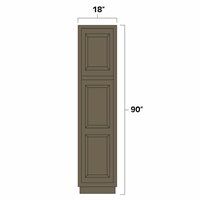 Winchester Grey 18" x 90" 18" Wide Utility Cabinet - WIN-UC1890