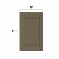 Winchester Grey 12" x 42" Single Door Wall Cabinet - WIN-W1242