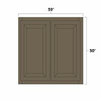 Winchester Grey 39" x 30" Double Doors Wall Cabinet - WIN-W3930