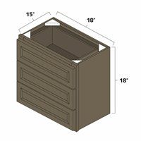 Three Drawer Wall