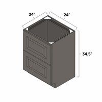 West Point Grey 24" Two Drawer Base Cabinet - WPG-2DB24