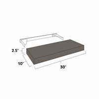 West Point Grey 30" Finished Floating Shelf - WPG-FFS30