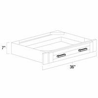 West Point Grey 36" Under Counter Knee Drawer - WPG-UCD36