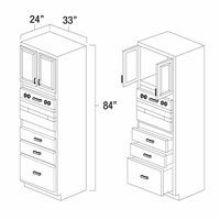 West Point Grey 33" x 84" Universal Oven Cabinet - WPG-UOC3384