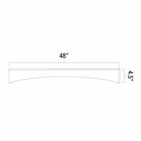 West Point Grey 48" Arched Valance - WPG-VA48