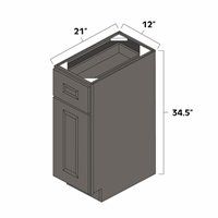 West Point Grey 12" Vanity Base Cabinet - WPG-VB12