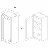 West Point Grey 18" x 42" Single Door Wall Cabinet - WPG-W1842
